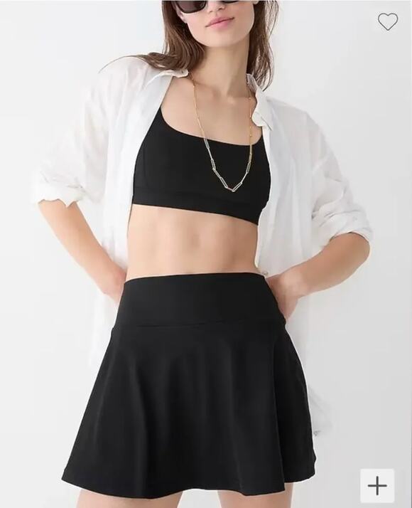 J. Crew Pants - J. Crew CloudStretch Flared Sports Skirt Black BK334 Size XS